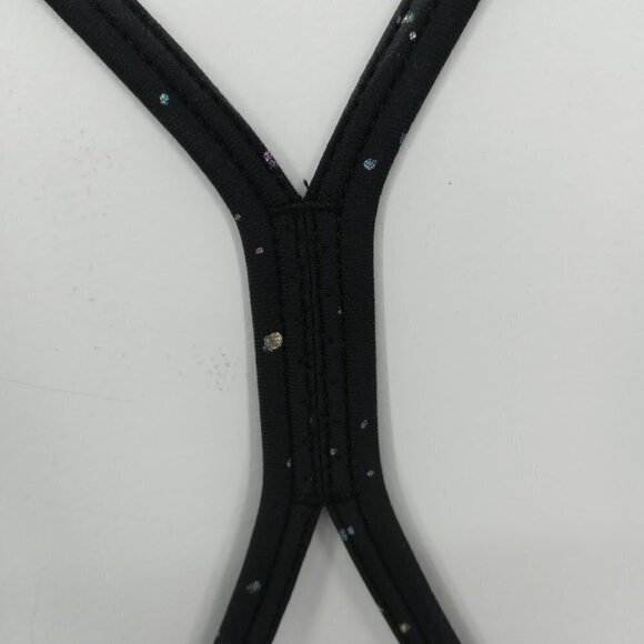 Zyia Active Reflective Mirage Brilliant Black Sports Bra Size XXL Metallic - Picture 8 of 10